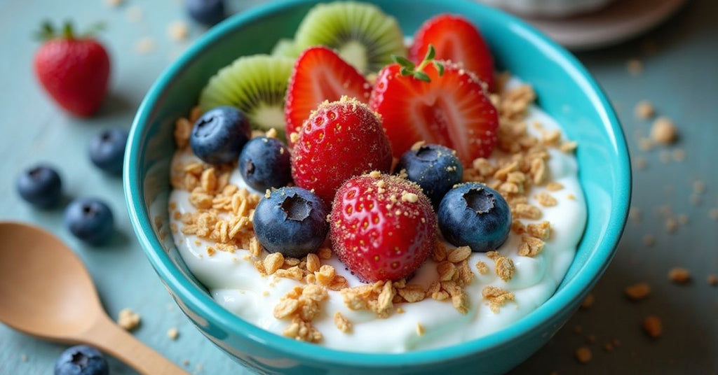 Bowl de yogur con proteína