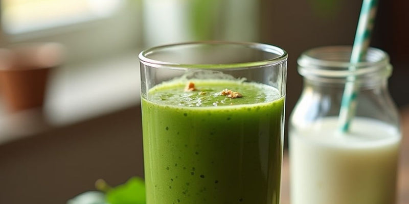 Smoothie Verde Detox: glutatión + vegetales