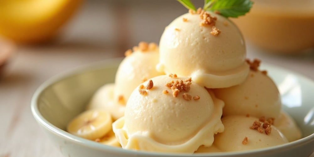 Helado cremoso de proteína