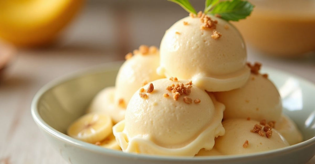 Helado cremoso de proteína