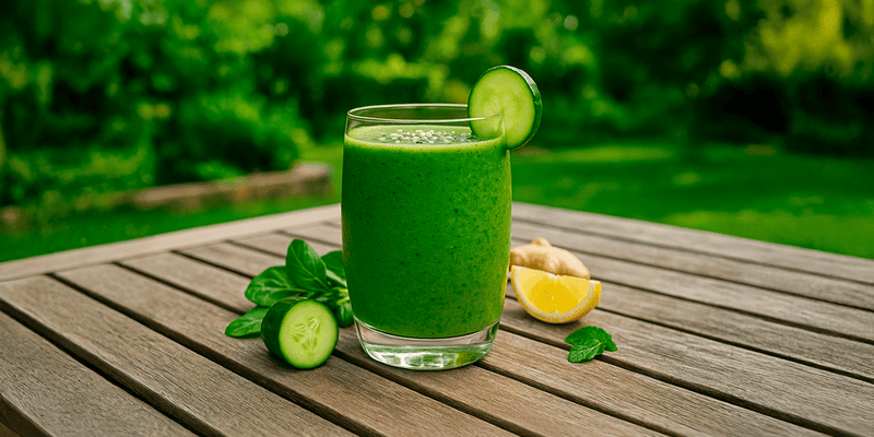 Smoothie ON verde con espinaca y proteína