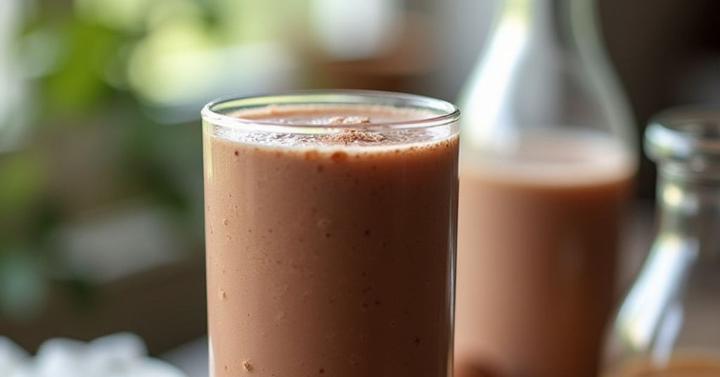 Smoothie de cacao y almendras: energía funcional