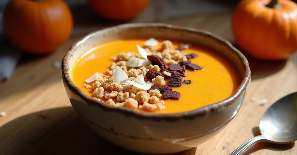 Smoothie bowl de camote asado