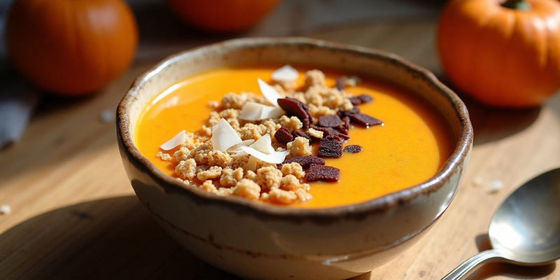 Smoothie bowl de camote asado